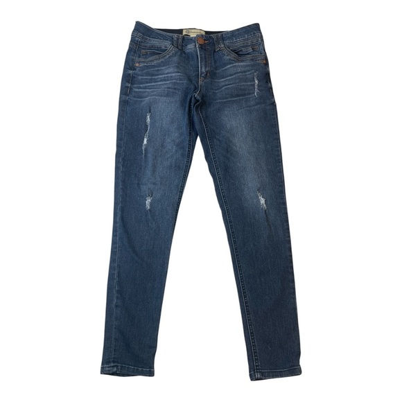 Democracy Ab Technology Tummy Control Denim Dark Wash Skinny Ankle Jeans size 6 - Picture 1 of 16